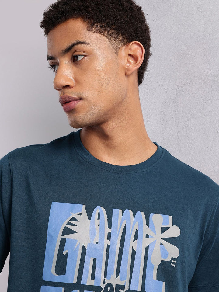 HRX by Hrithik Roshan Typography Printed T-shirt