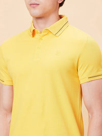 Being Human Polo Collar Short Sleeves Cotton T-shirt