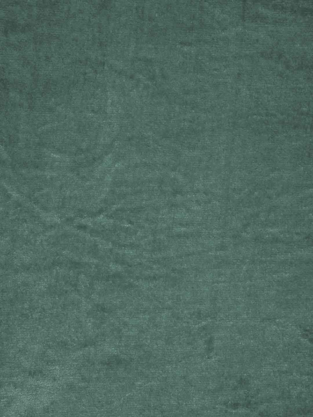KLOTTHE Green Solid 300 TC King Woolen Bedsheet with 2 Pillow Covers-250X225 cm
