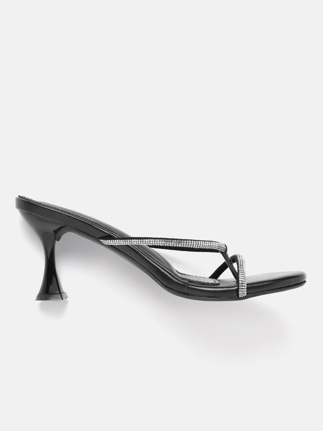Lino Perros Rhinestones Embellished Party Slim Heels