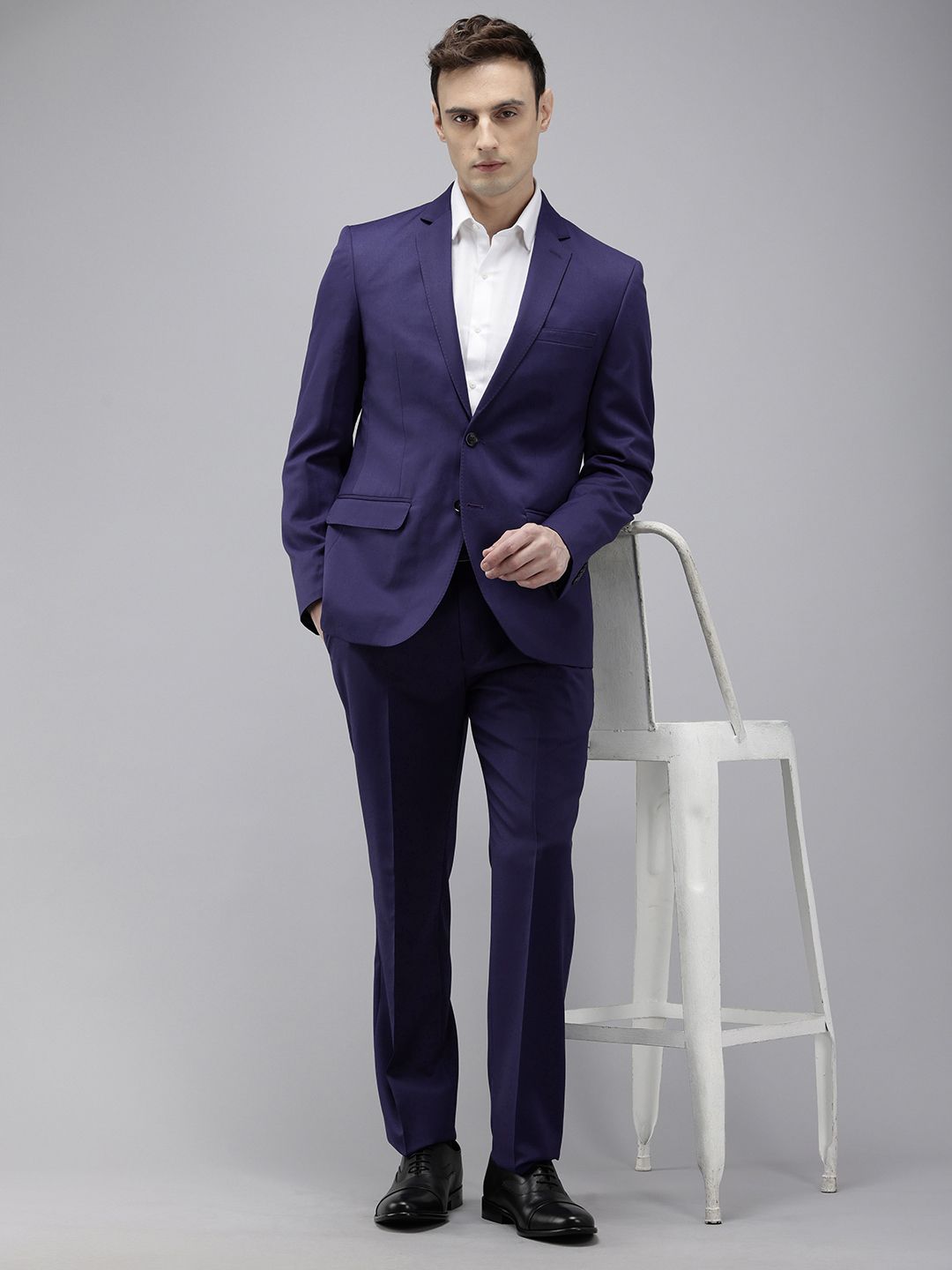 Park Avenue Notched Lapel Single-Breasted Formal 2 Piece Suits
