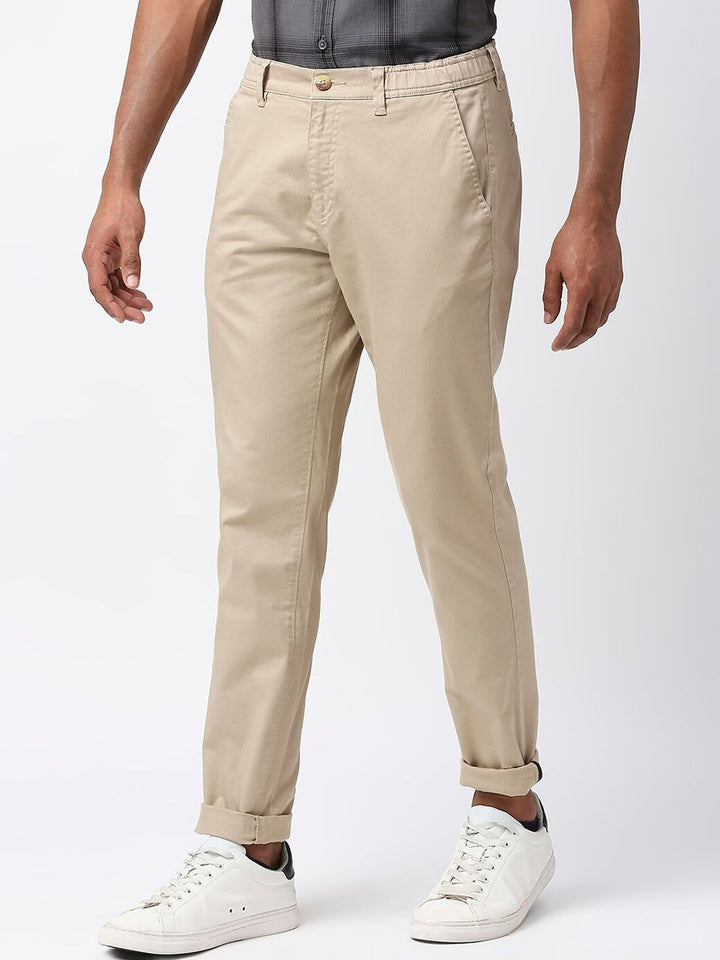Thomas Scott Men Mid-Rise Classic Slim Fit Chinos Trousers