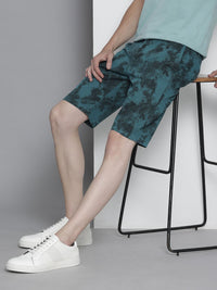 The Indian Garage Co Men Pure Cotton Geometric Printed Slim Fit Shorts