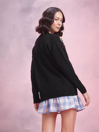 DressBerry Embroidered Cardigan