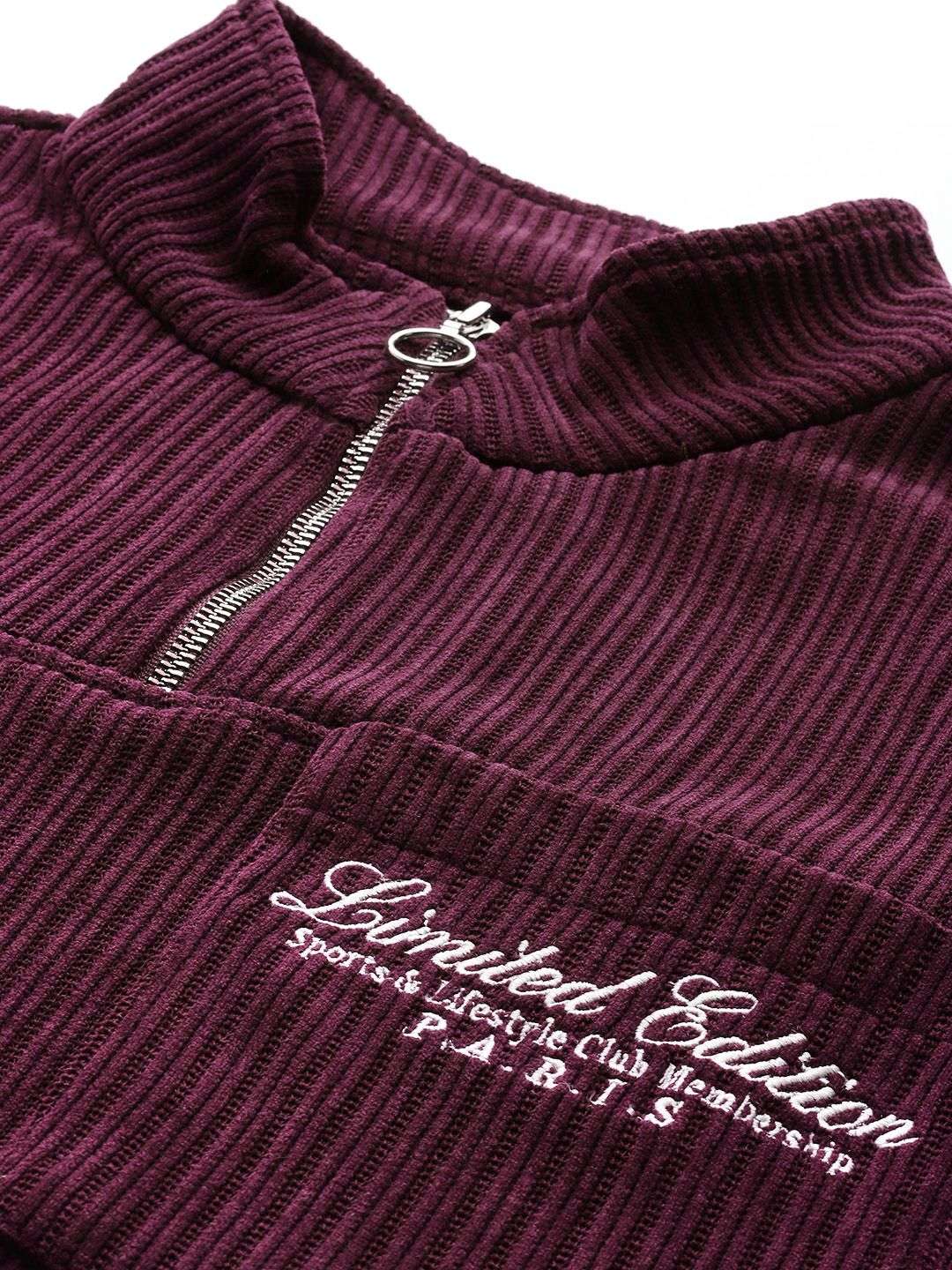 The Indian Garage Co Embroidered Corduroy Sweatshirt