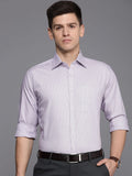 Raymond Men Slim Fit Micro Checks Pure Cotton Formal Shirt