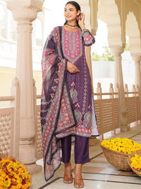 KALINI Women Ethnic Motifs Printed Kurta with Trousers & Dupatta