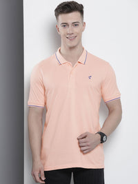 The Indian Garage Co Men Solid Polo Collar T-shirt