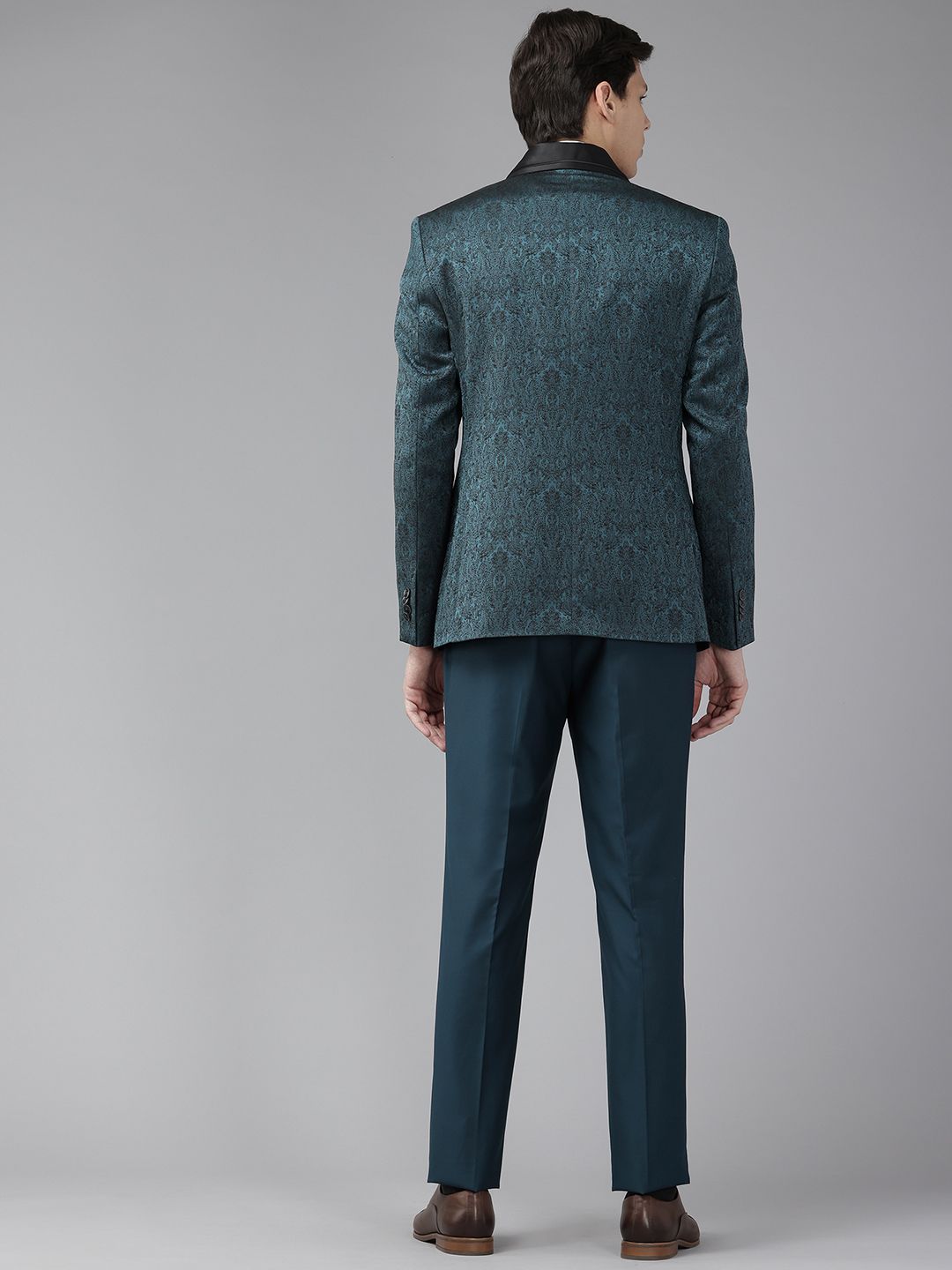 Park Avenue Self-Design Super Slim-Fit Single-Breasted 2-Piece Party Suit