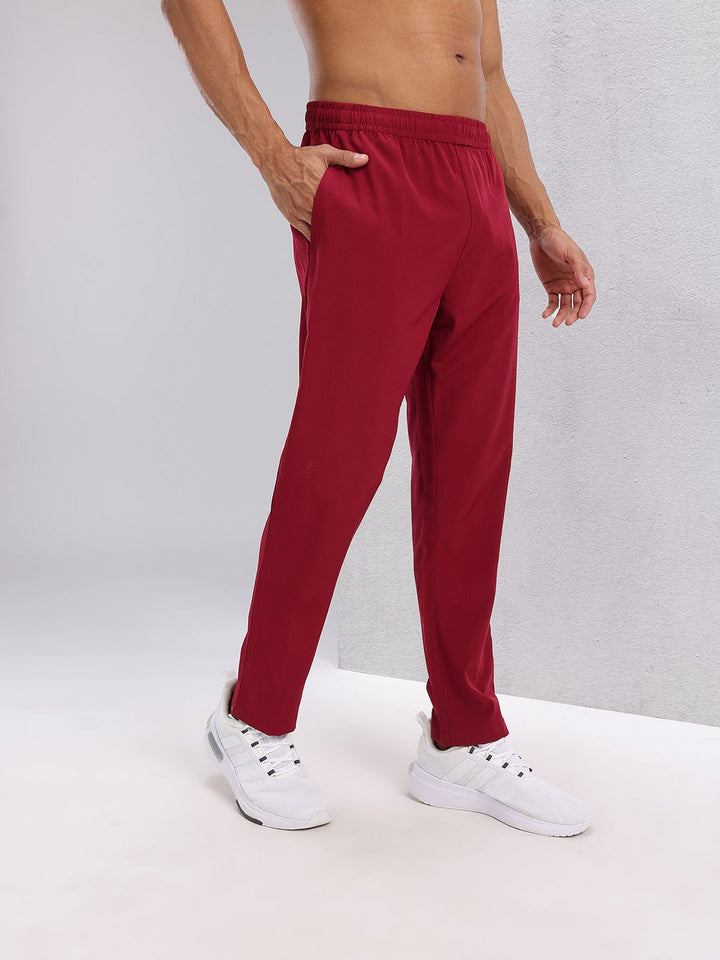 HRX by Hrithik Roshan Men Typography Printed Detail Mid-Rise Running Track Pants