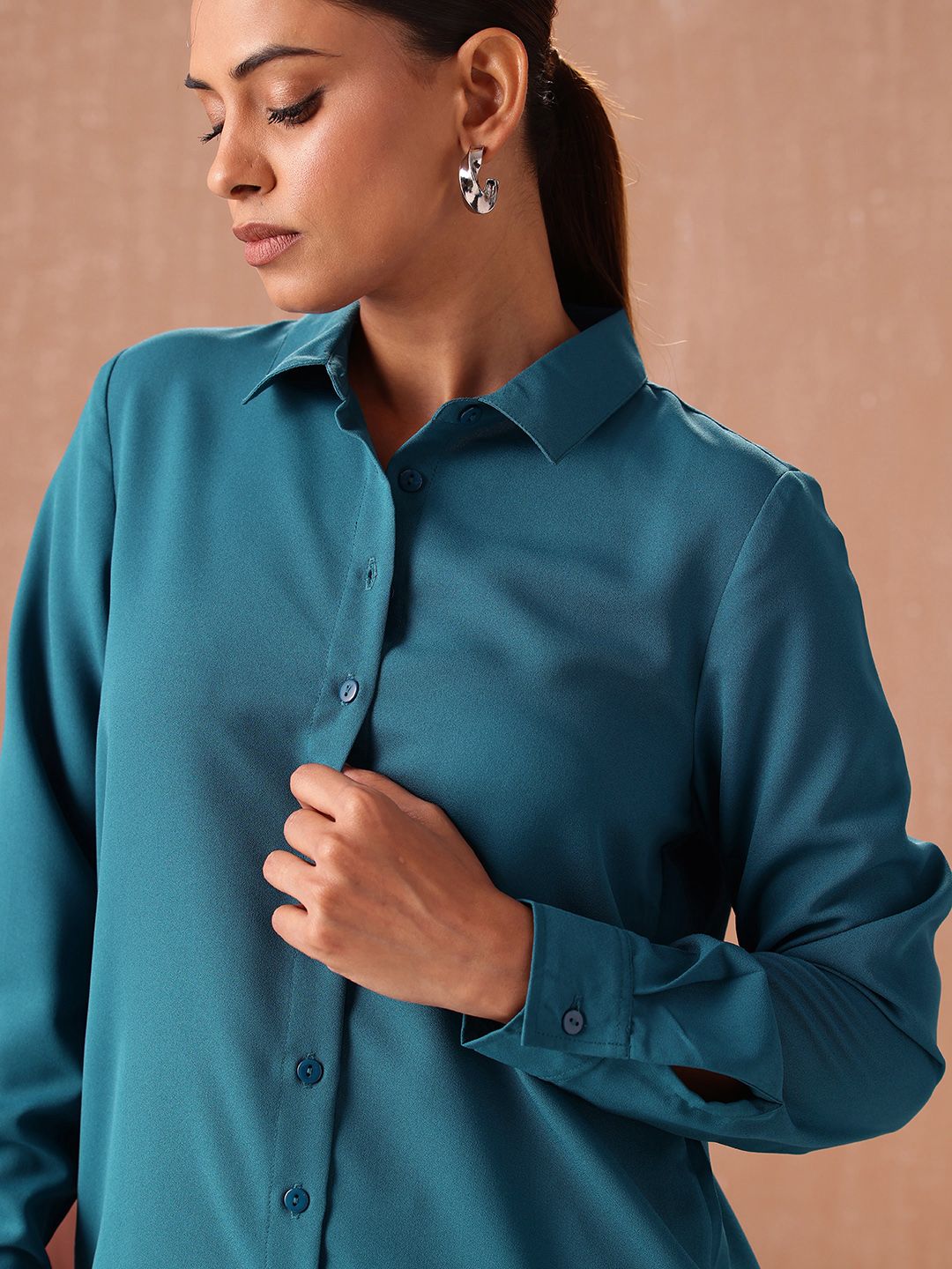 all about you all about you Solid Shirt with Trousers
