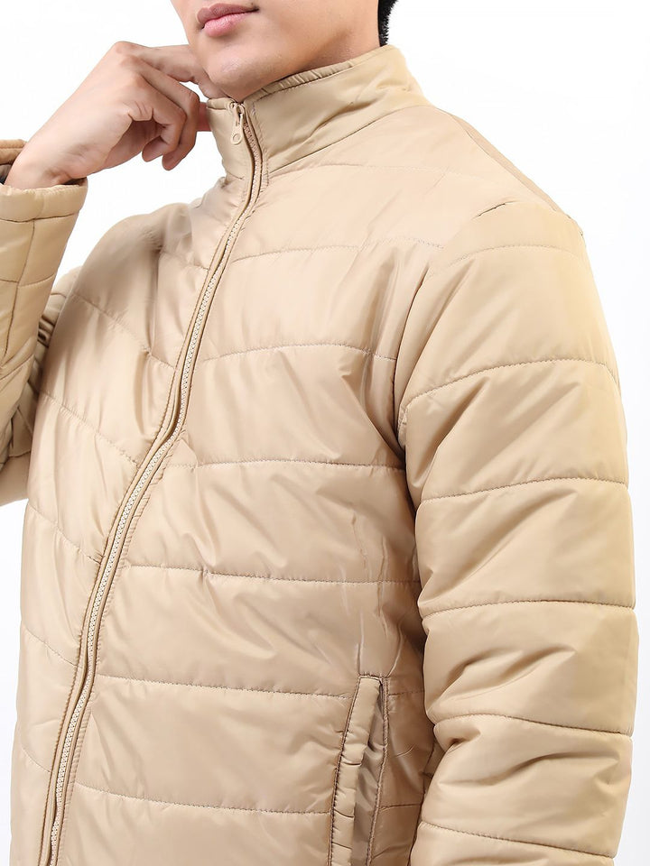 HIGHLANDER Men Beige Padded Jacket