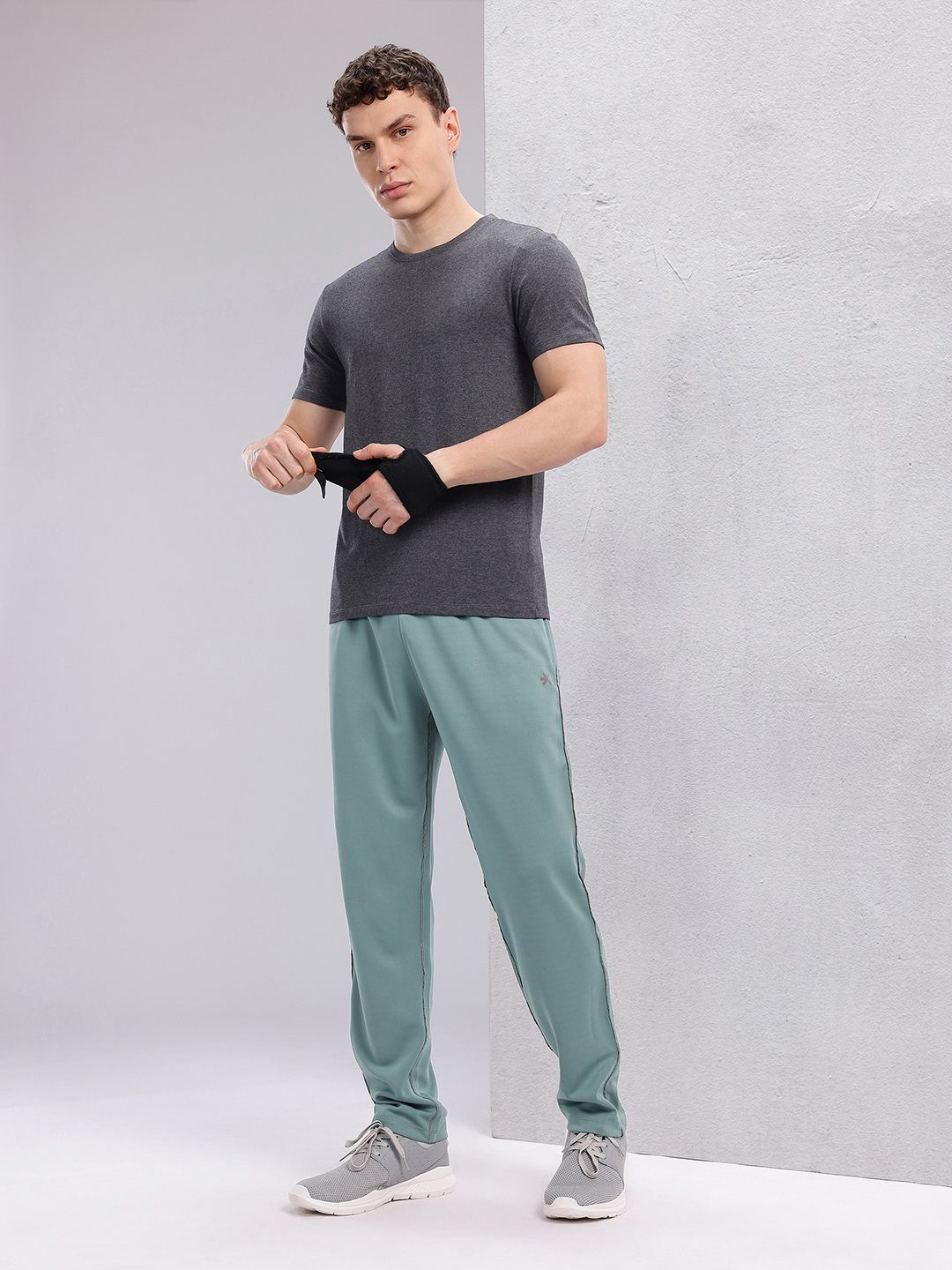 HRX by Hrithik Roshan Men Mid-Rise Rapid-Dry Running Track Pants