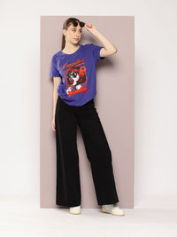 Dillinger Women Boxy Regular Printed Tshirt