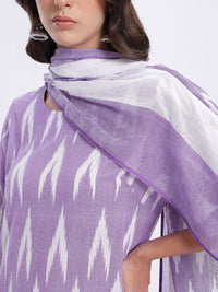 Anouk Ikat Print Kurta with Trousers & With Dupatta
