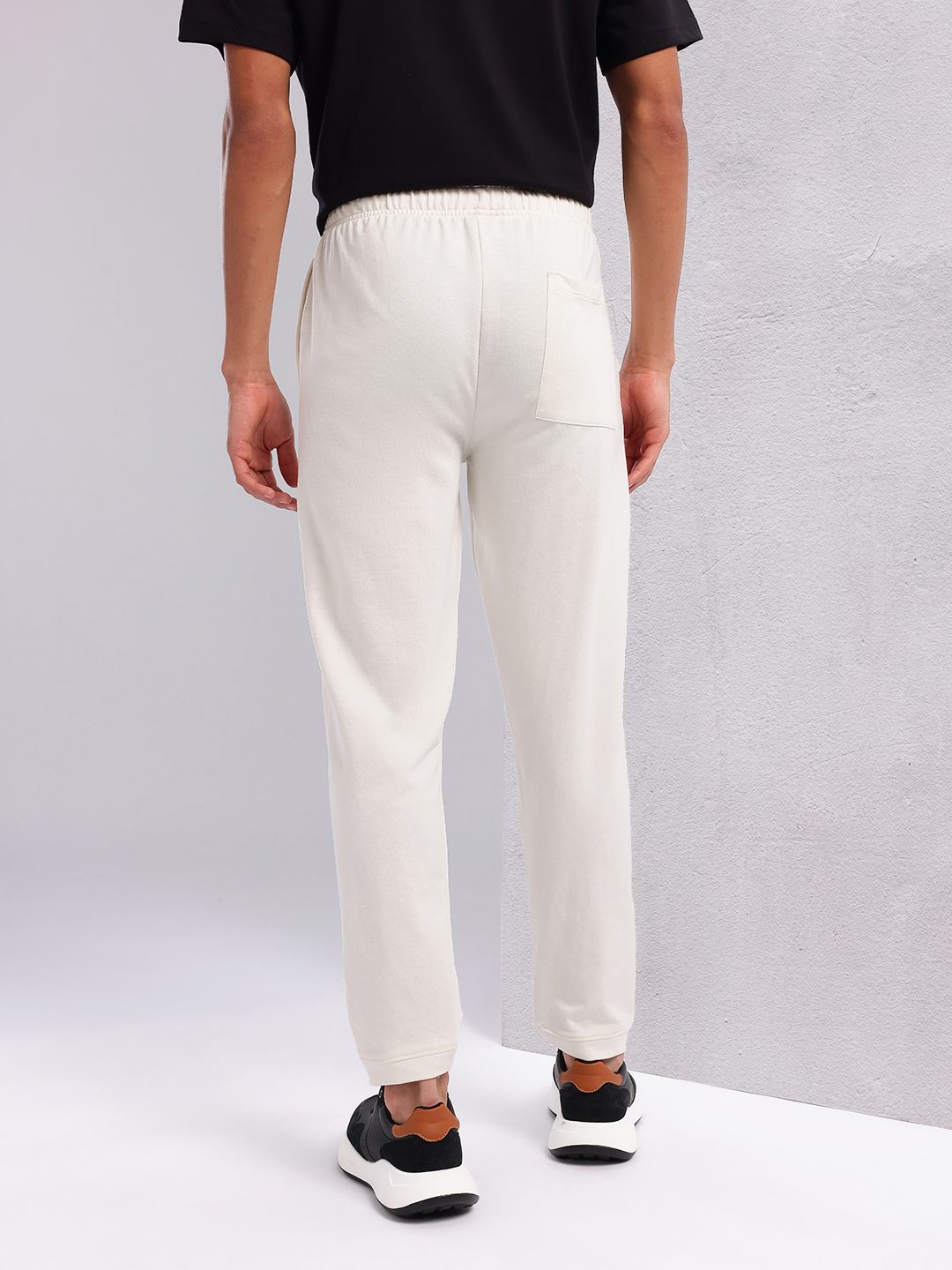 HRX by Hrithik Roshan Men Typography Print Mid-Rise Lifestyle Track Pants