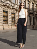 DressBerry Women High-Rise Pleated Trousers