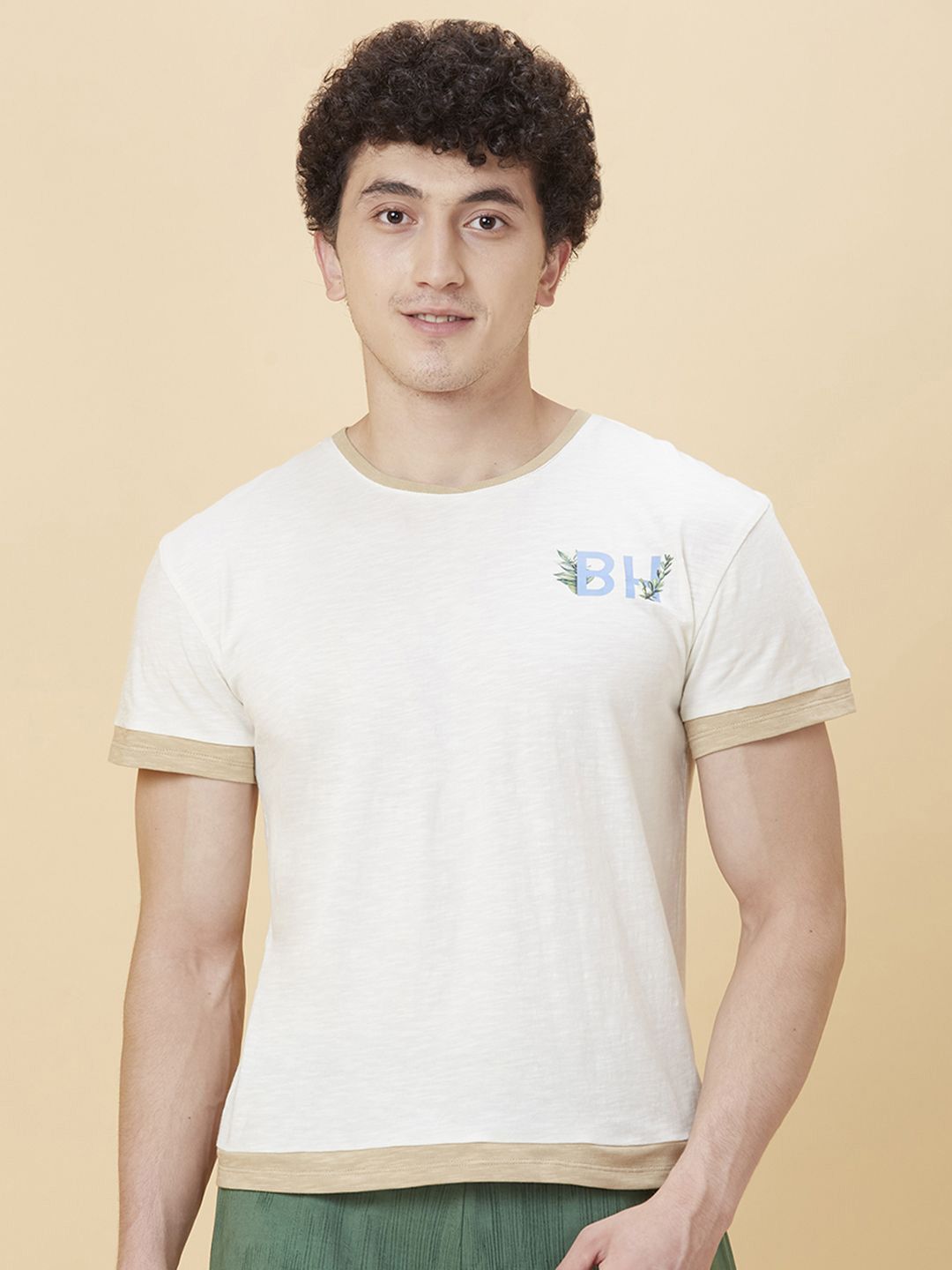 Being Human Men Round Neck Printed T-shirt