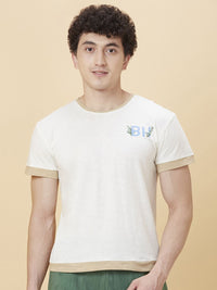 Being Human Men Round Neck Printed T-shirt