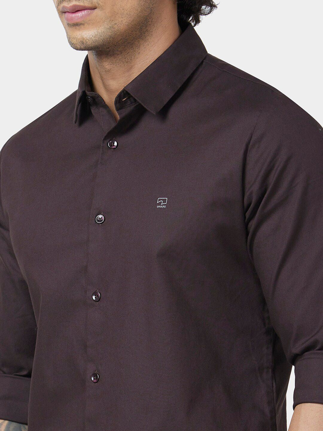 SPYKAR Classic Opaque Cotton Linen Casual Shirt