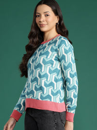 DressBerry Geometric Pullover