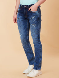 Being Human Men Slim Fit Mildly Distressed Heavy Fade Jeans