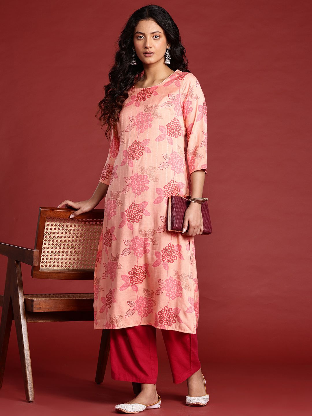 Anouk Floral Printed Kurta