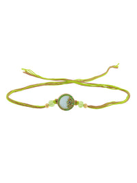 Voylla Vibrant Peacock Mor Pankh Benang Manik Rakhi