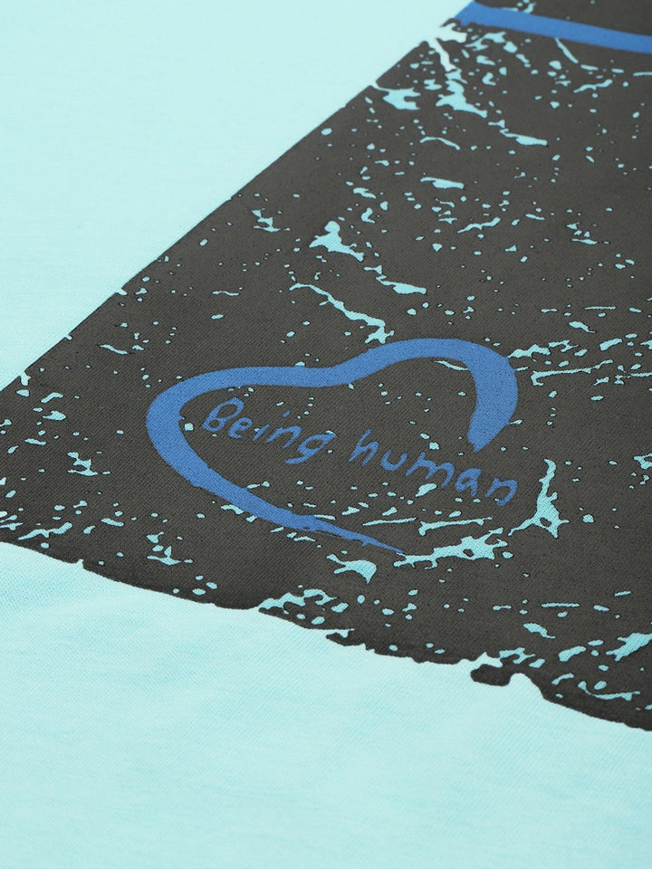Being Human Pure Cotton Graphic Printed T-shirt