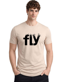 ADRO Men Typography Printed T-shirt