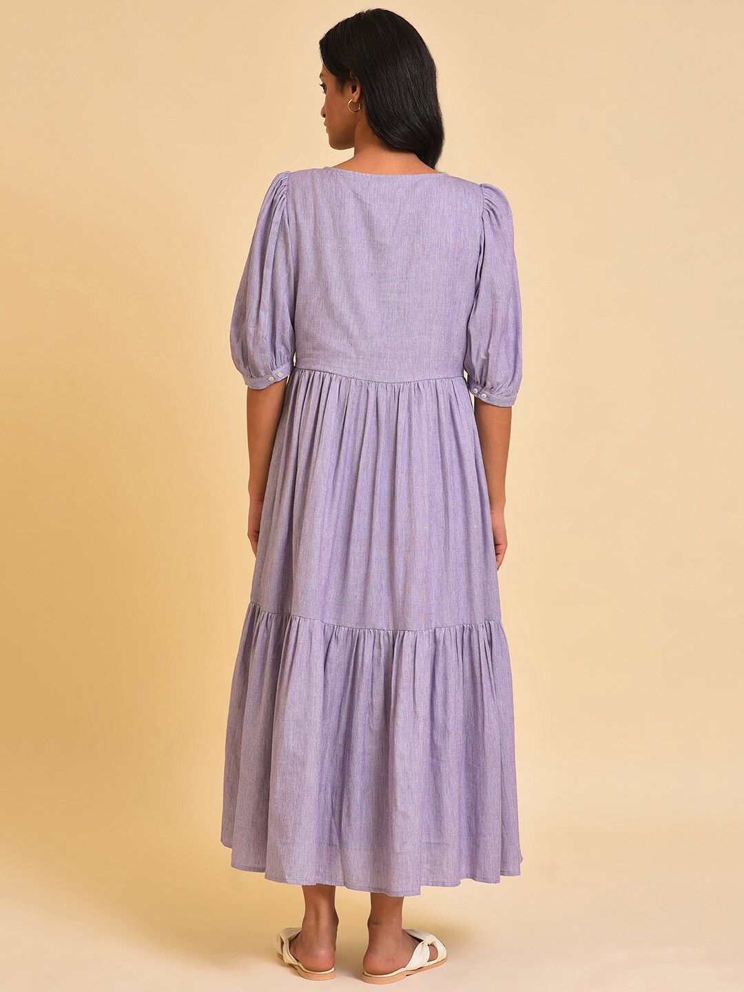 W Midi Cotton Dress