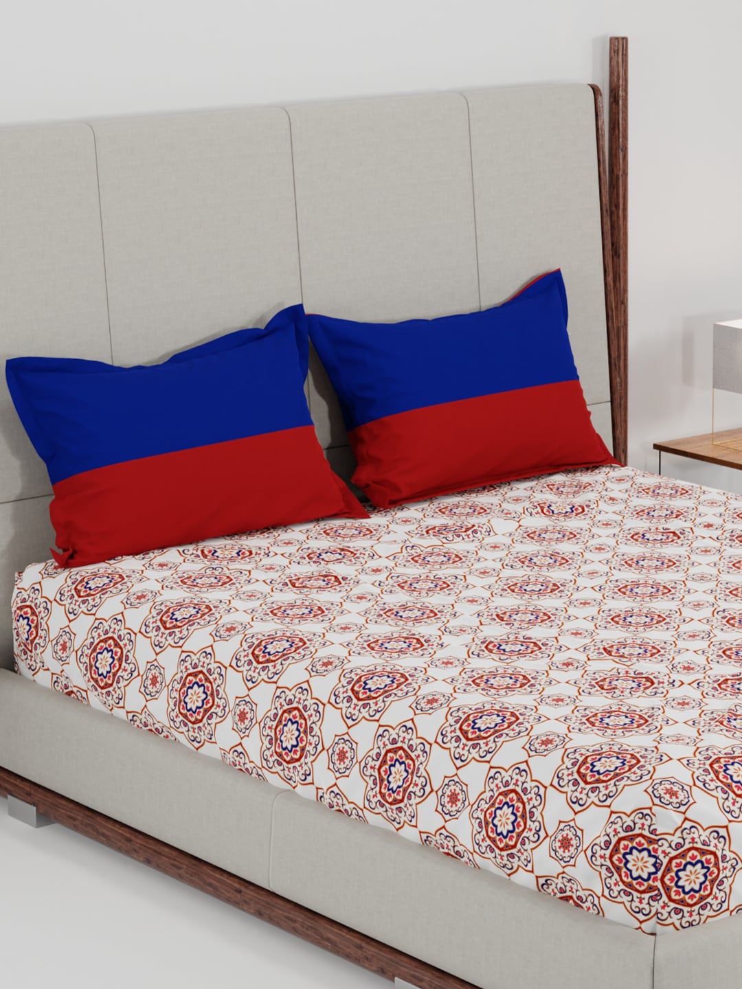 MYTRIDENT Unisex Red Bedsheets