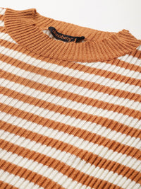 DressBerry Pure Acrylic Striped Pullover