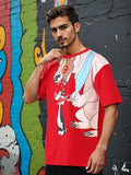 T-Shirt Boxy Garage Co yang dicetak
