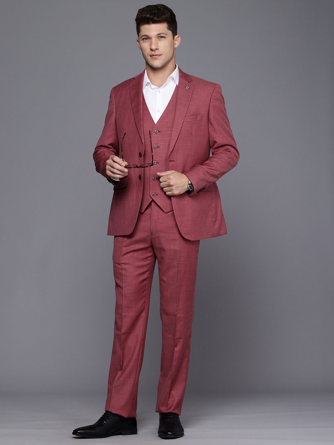 Raymond Single Breasted Contemporary Fit 3 Piece Formal Suits