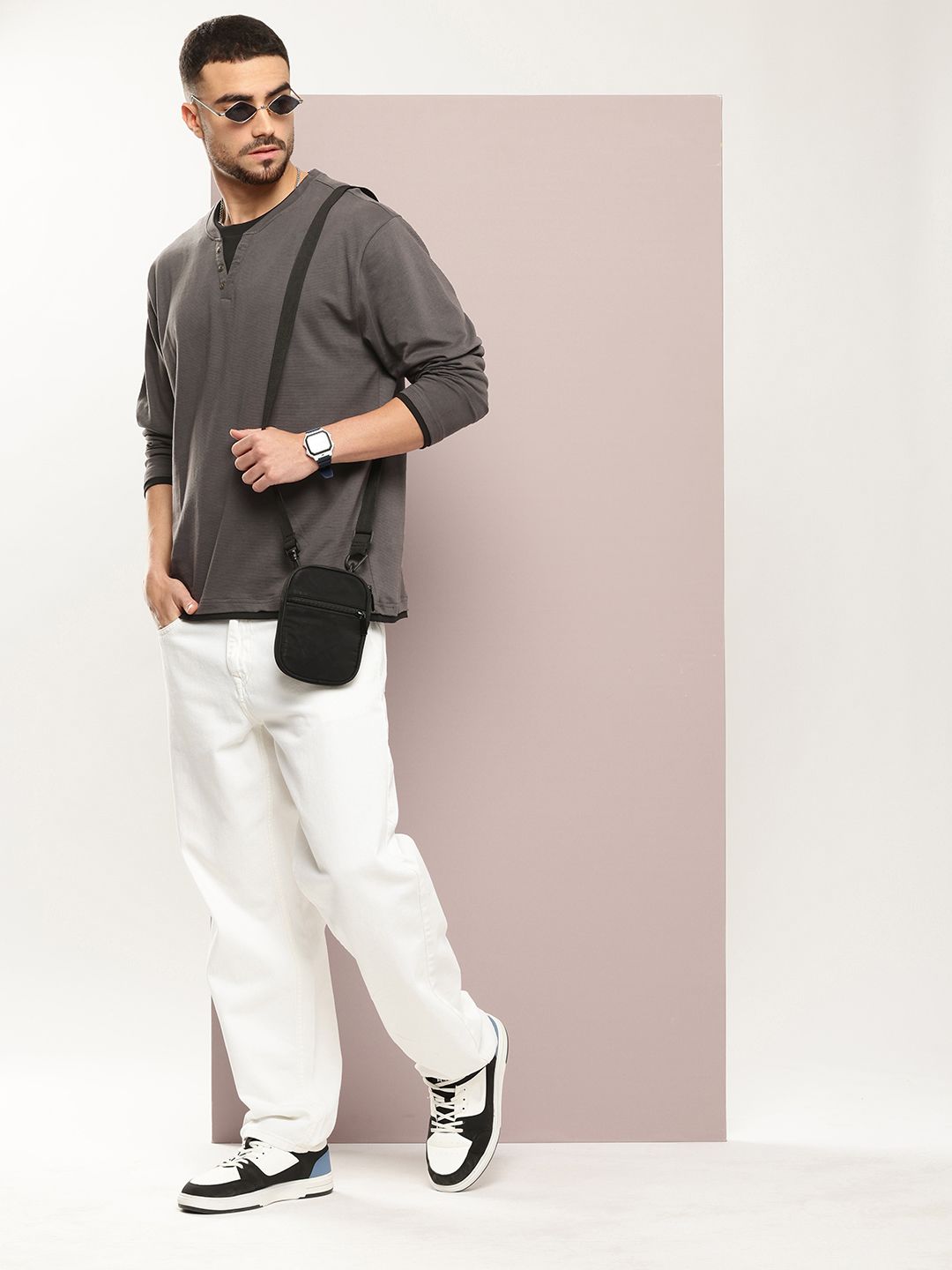 DILLINGER Men Airtex Oversized T-shirt