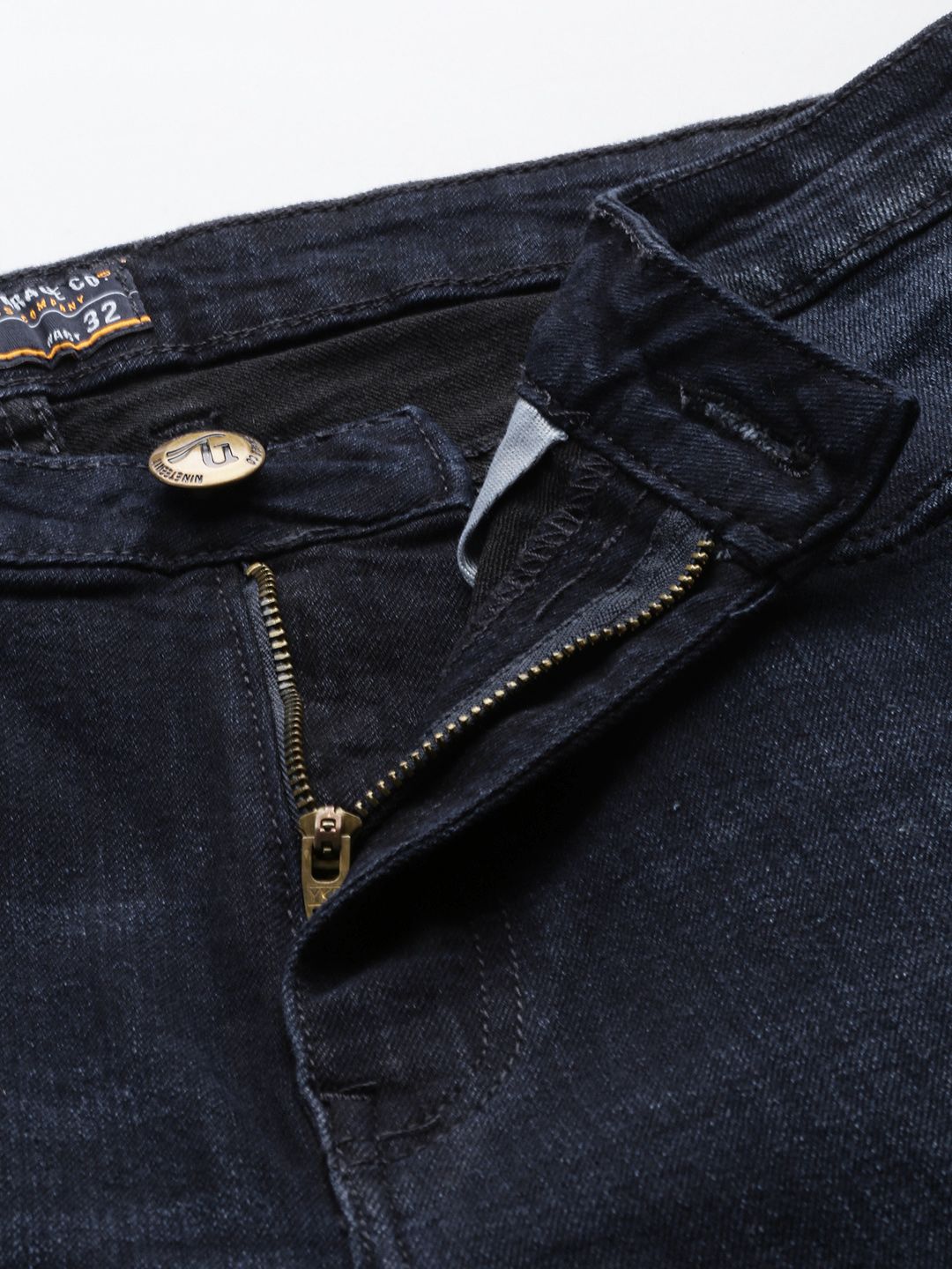The Indian Garage Co Men Jean Skinny Fit Light Fade Stretchable Jeans