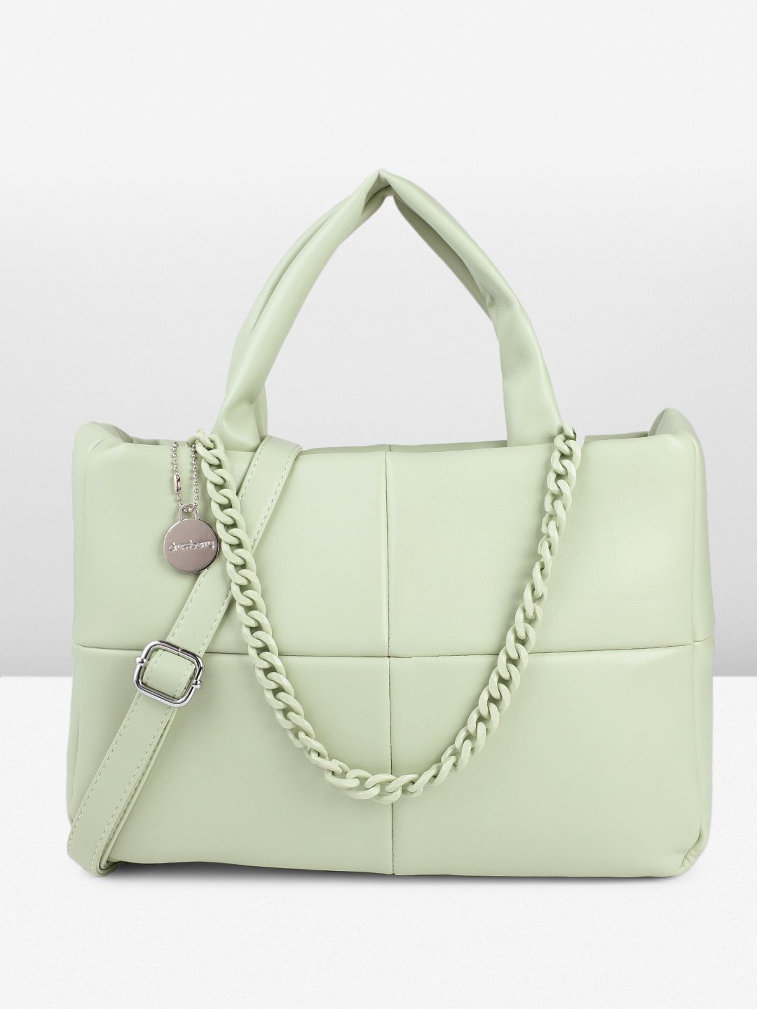 DressBerry Structured Quilted Handheld Bag