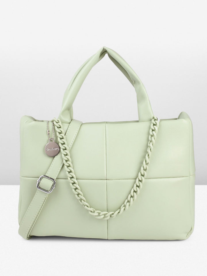 DressBerry Structured Quilted Handheld Bag