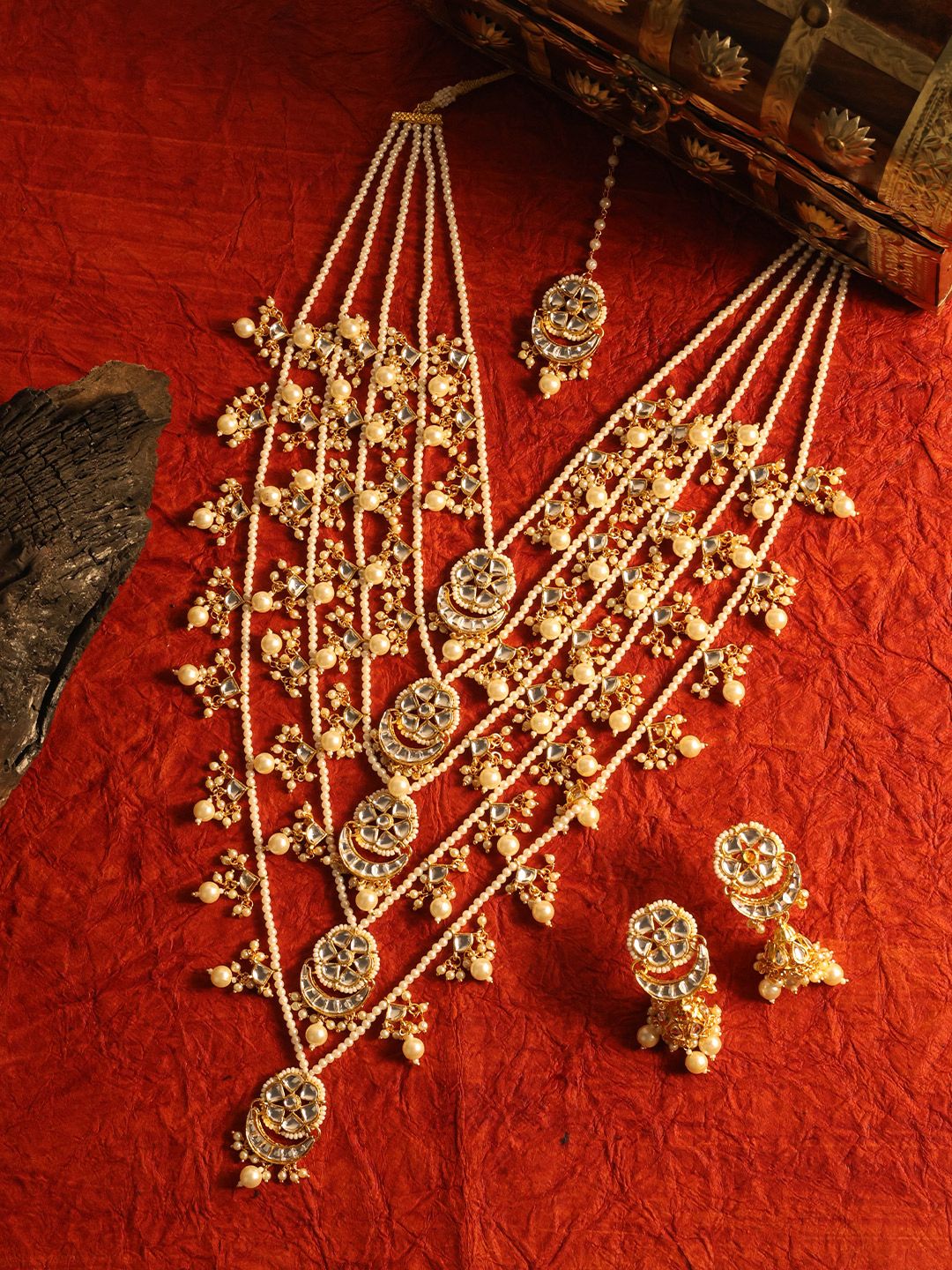 Kalung Berlapis Manik Bersalut Emas PANASH