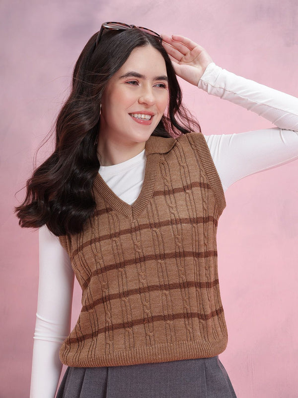 DressBerry Women Cable Knit Acrylic Pullover