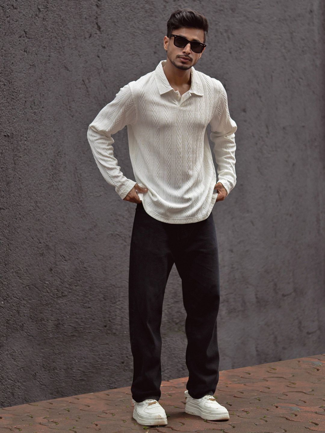 Powerlook Men Polo Collar T-shirt