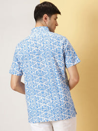Thomas Scott Printed Smart Slim Fit Floral Opaque Casual Shirt