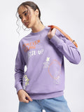 DressBerry Typo-Tastic Fluid Drop Breathable Sweatshirt