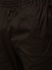 See Designs Men Black Solid Pyjamas