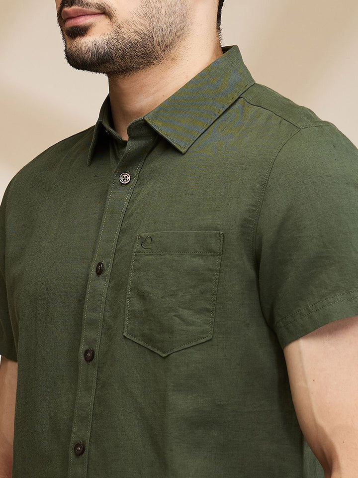 Being Human Men Slim Fit Opaque Casual Shirt