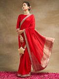 kasee Saree Sutera Tulen Bersulam Padat