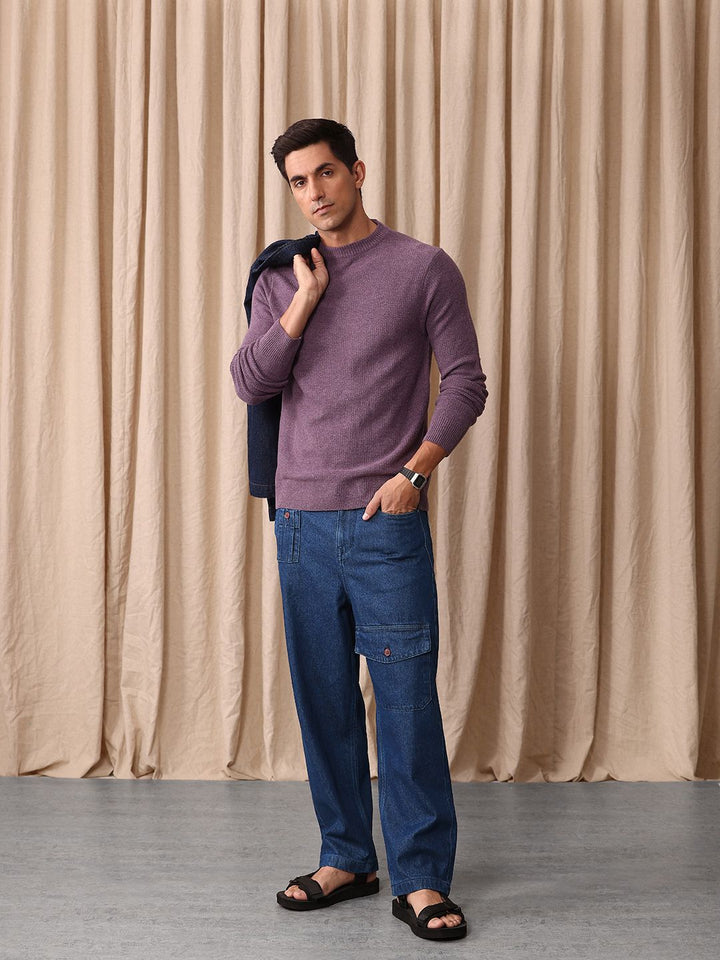 Mr Bowerbird Men Pure Cotton Oversized Jeans