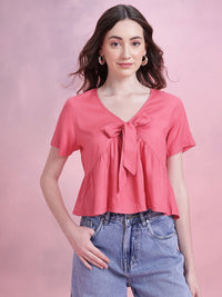 DressBerry Front Tie-Up Top