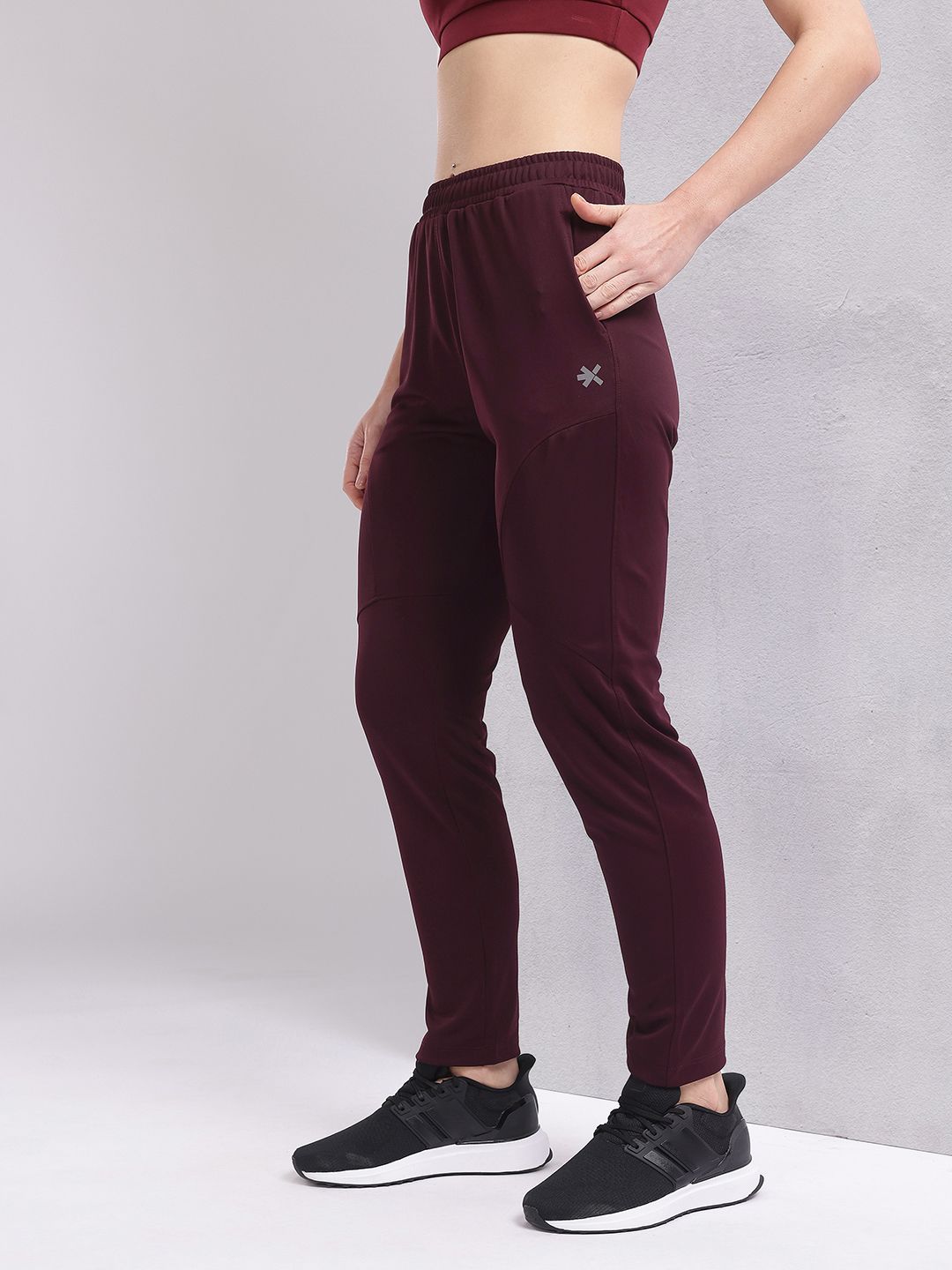 HRX by Hrithik Roshan Women Regular Fit Reflective Rapid Dry Sports Track Pants